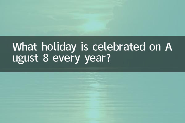 প্রতি বছর 8 আগস্ট কোন ছুটি পালিত হয়?