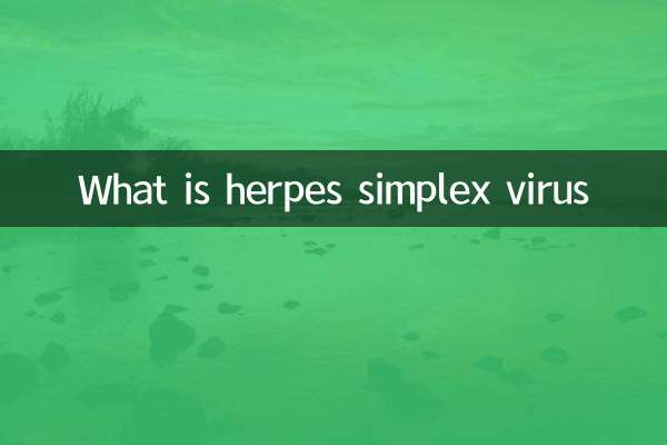 What is herpes simplex virus