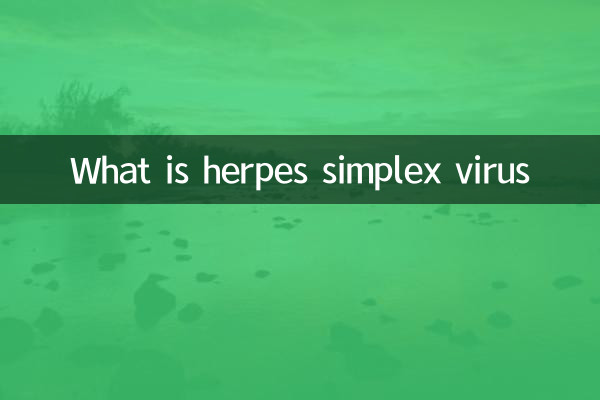 What is herpes simplex virus
