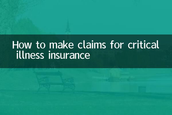 How to make claims for critical illness insurance