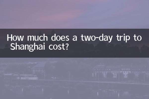 How much does a two-day trip to Shanghai cost?