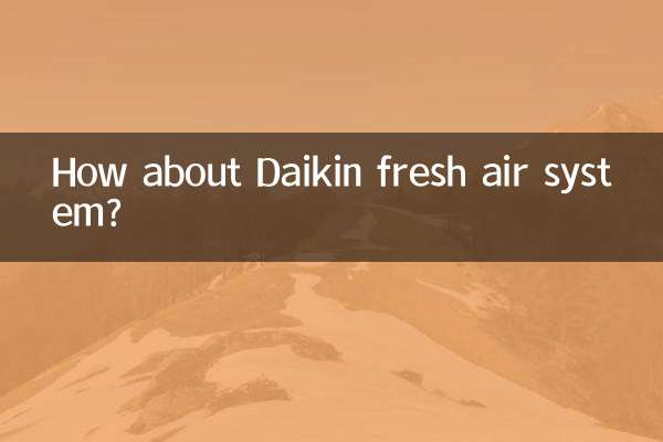 How about Daikin fresh air system?