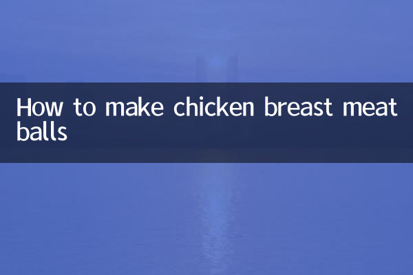 طريقة عمل كرات لحم صدر الدجاج