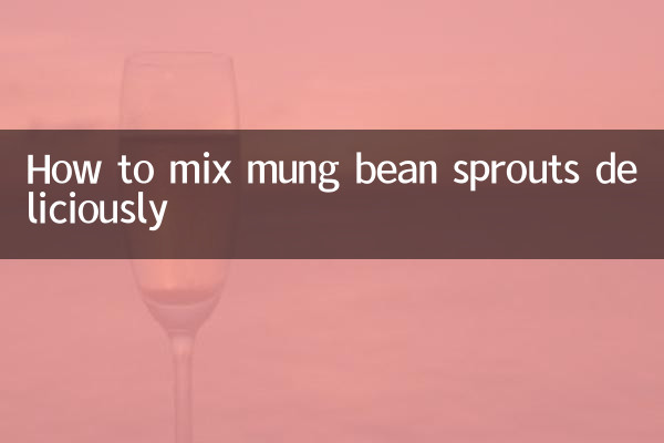 Wie man Mungobohnensprossen köstlich mischt