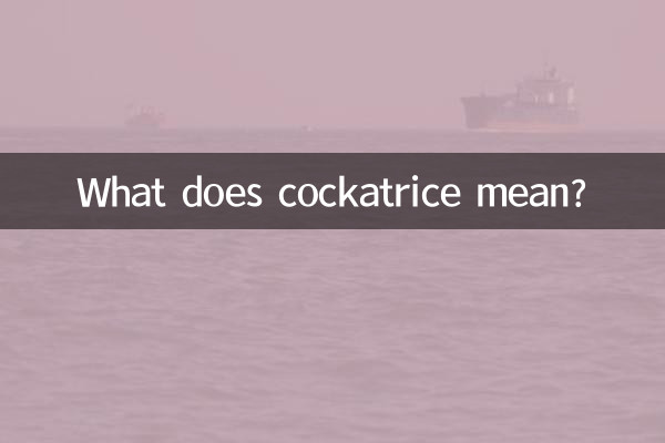 Que veut dire Cocatrix ?