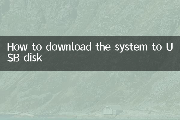 Cómo descargar el sistema al disco USB