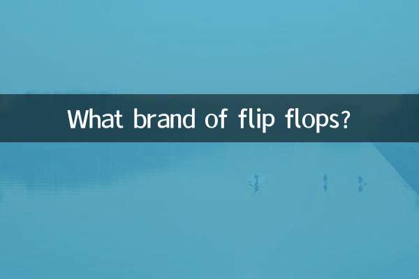 فلپ فلاپ کا کون سا برانڈ؟