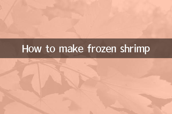 How to make frozen shrimp