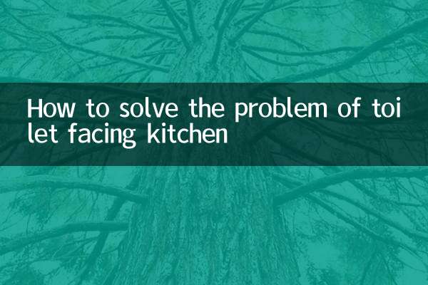 Come risolvere il problema del WC affacciato sulla cucina