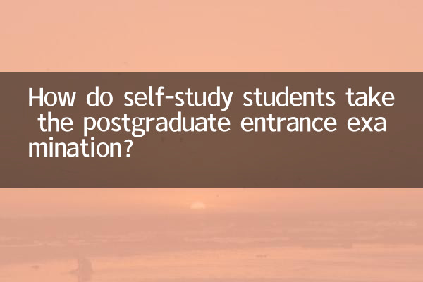 独学の学生はどうやって大学院入試を受けるのですか？