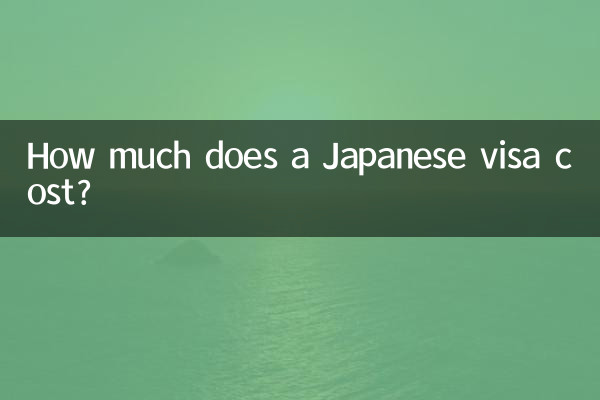 How much does a Japanese visa cost?