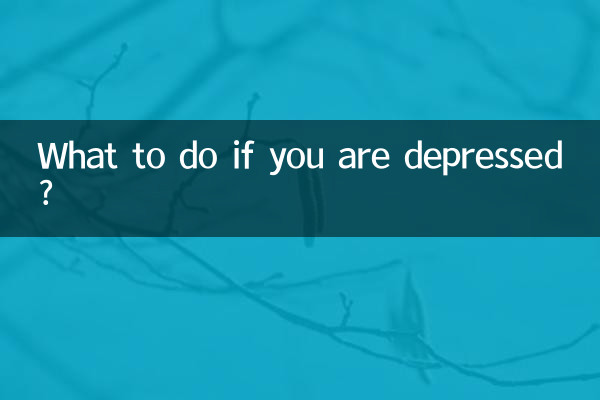 What to do if you are depressed?