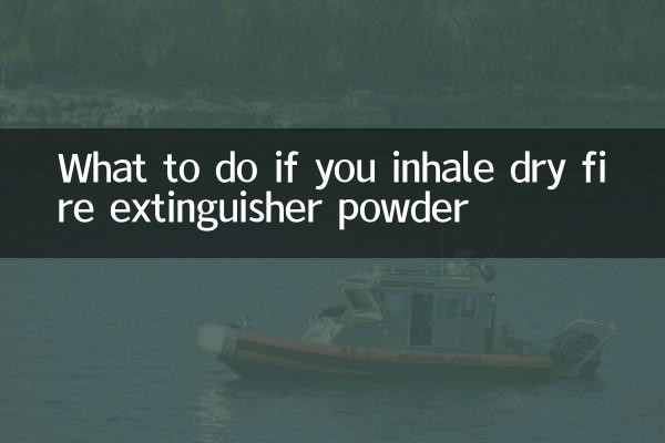 শুষ্ক অগ্নি নির্বাপক পাউডার শ্বাস নিলে কি করবেন