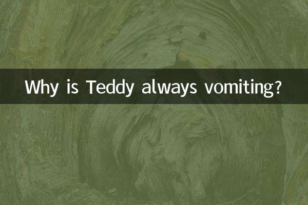 ¿Por qué Teddy siempre vomita?