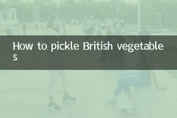 Wie man britisches Gemüse einlegt