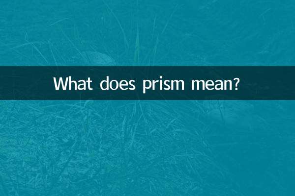 Was bedeutet Prisma?