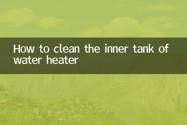 So reinigen Sie den Innentank des Warmwasserbereiters