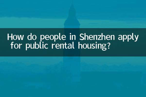 Comment les habitants de Shenzhen postulent-ils pour un logement locatif public ?