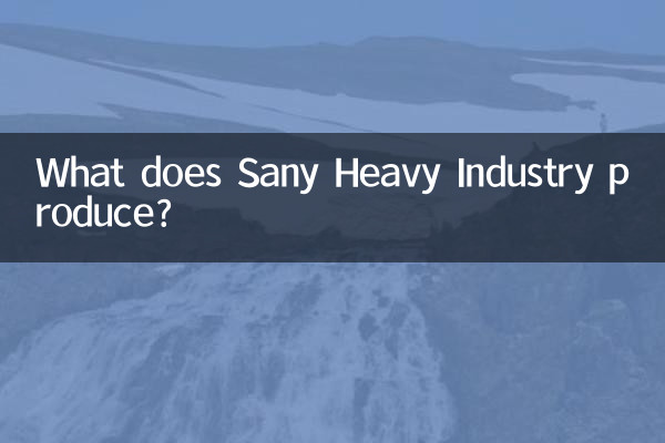 Sany Leavy Industryは何を生産していますか？