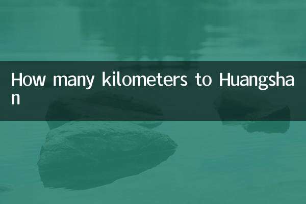 Wie viele Kilometer nach Huangshan