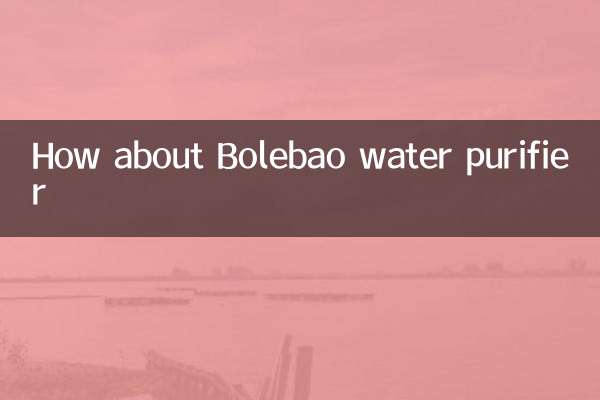 در مورد تصفیه آب Bolebao چگونه است
