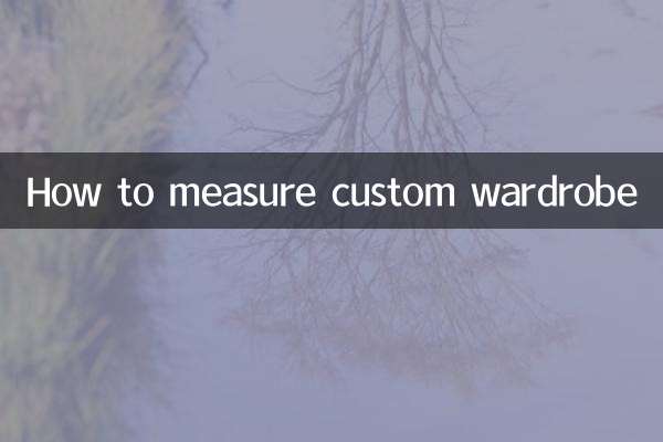 How to measure custom wardrobe
