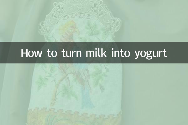 How to turn milk into yogurt