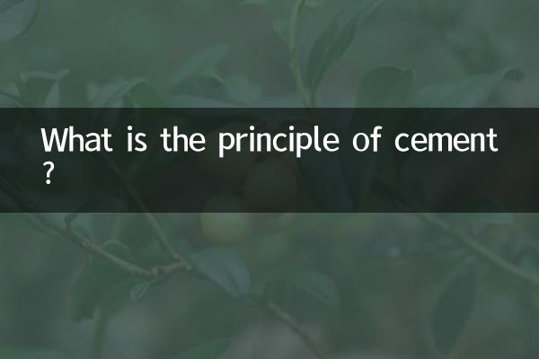 セメントの原理は何ですか?