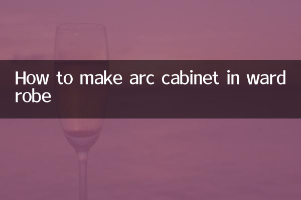 Como fazer armário de arco no guarda-roupa