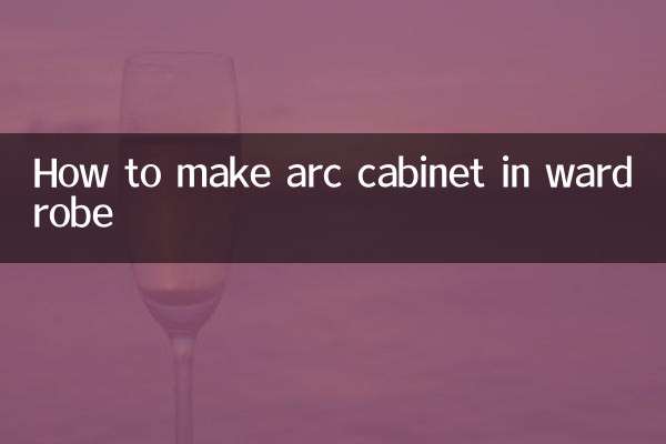 Como fazer armário de arco no guarda-roupa