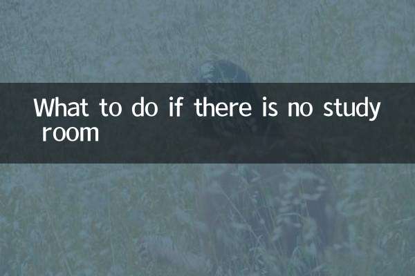 Cosa fare se non è presente un'aula studio