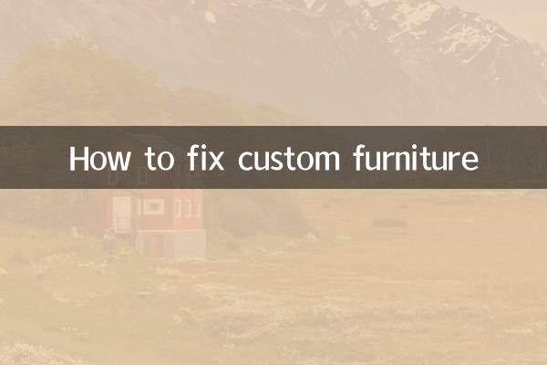 Come riparare mobili su misura
