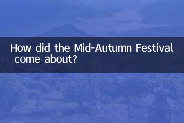 মিড-অটাম ফেস্টিভ্যাল কীভাবে এল?