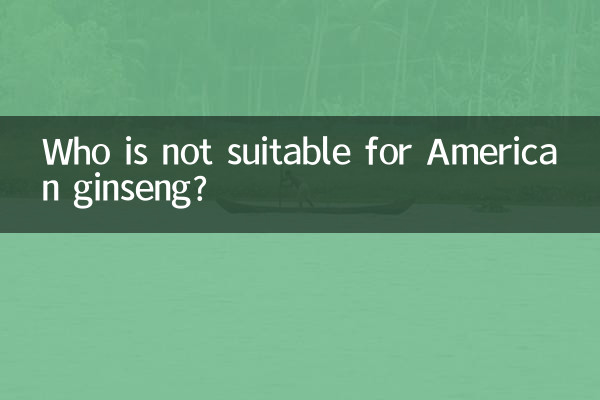 Für wen ist amerikanischer Ginseng nicht geeignet?