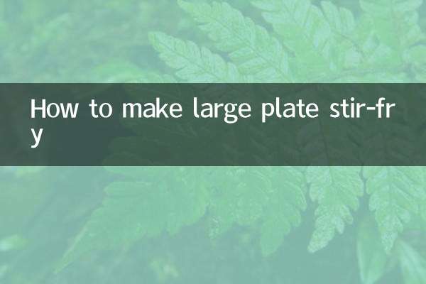 Как приготовить жаркое на большой тарелке