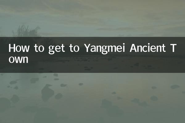 Cómo llegar a la ciudad antigua de Yangmei