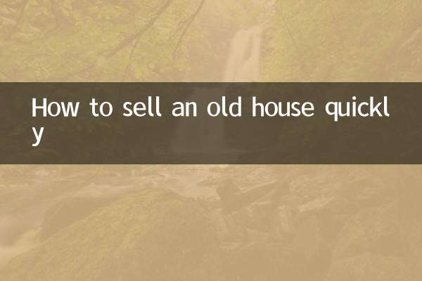 How to sell an old house quickly