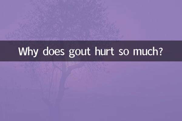 Perché la gotta fa così male?