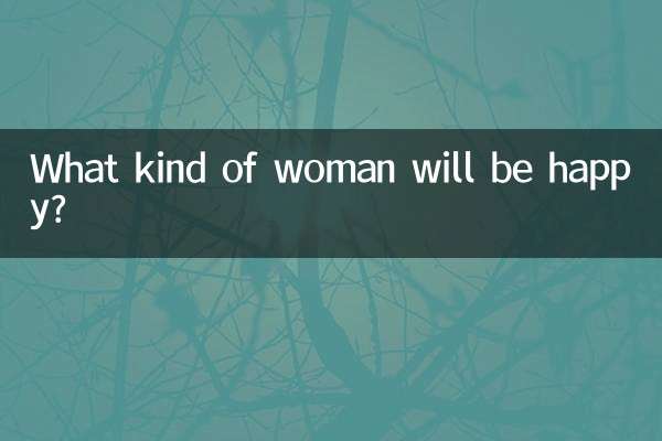 Was für eine Frau wird glücklich sein?