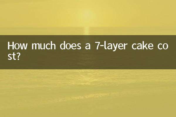 Wie viel kostet eine 7-Schicht-Torte?