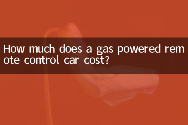 Wie viel kostet ein gasbetriebenes ferngesteuertes Auto?