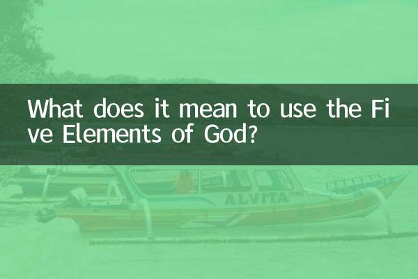استفاده از عناصر پنج گانه خدا به چه معناست؟