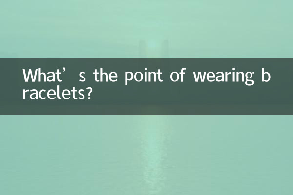 What’s the point of wearing bracelets?