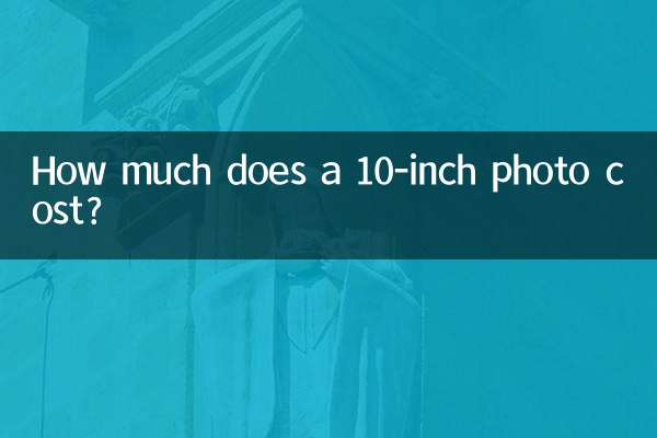 10 インチの写真の価格はいくらですか?