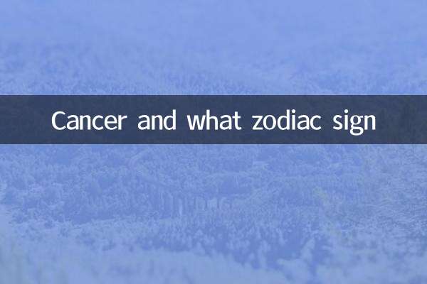 Cáncer y qué signo del zodíaco