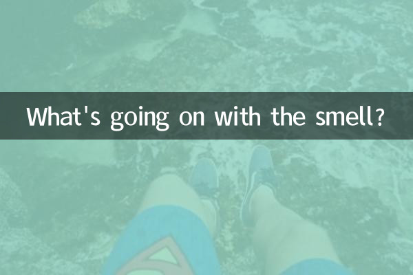 O que está acontecendo com o cheiro?
