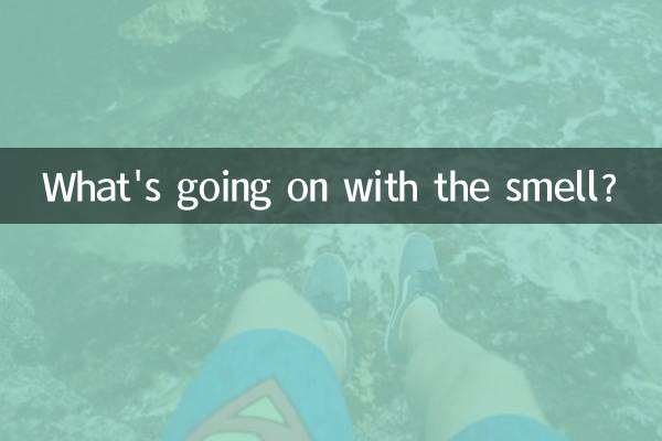O que está acontecendo com o cheiro?