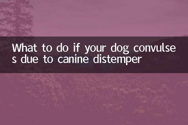 ক্যানাইন ডিস্টেম্পারের কারণে আপনার কুকুর খিঁচুনি হলে কী করবেন
