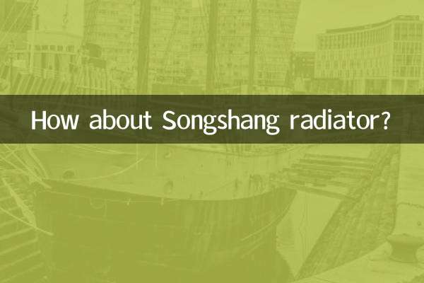 کس طرح سونگ شانگ ریڈی ایٹر کے بارے میں؟