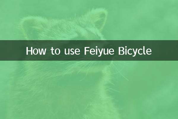 Comment utiliser le vélo Feiyue